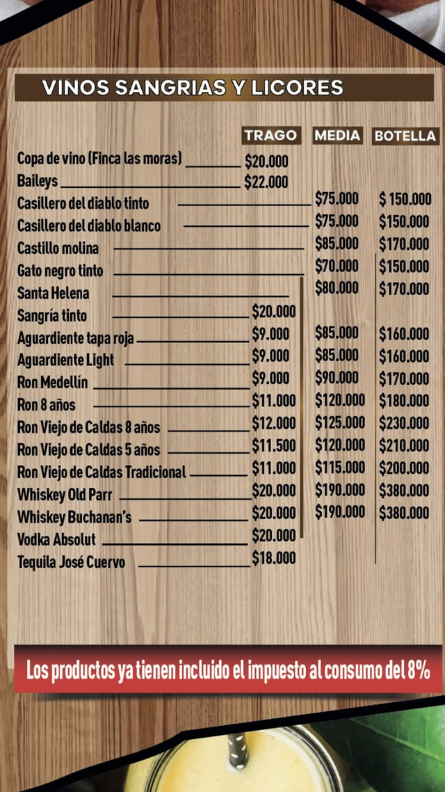 Bebidas 3