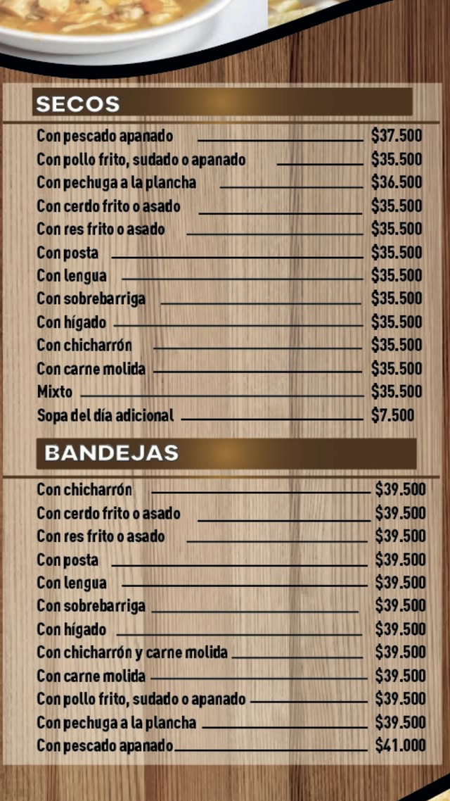 Secos y Bandejas